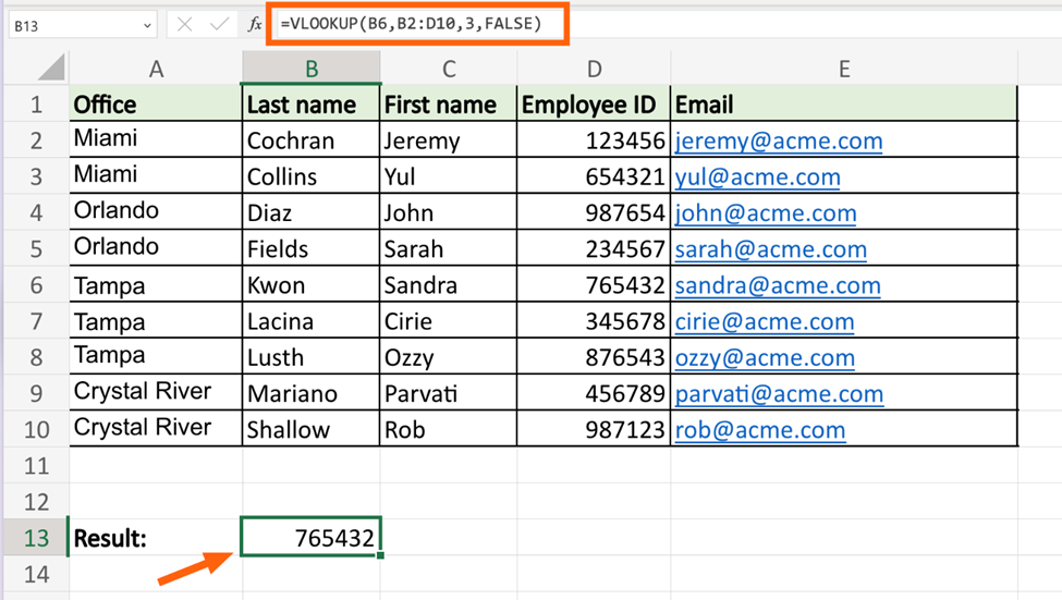 How to use Simple Excel Tasks: XLOOKUP